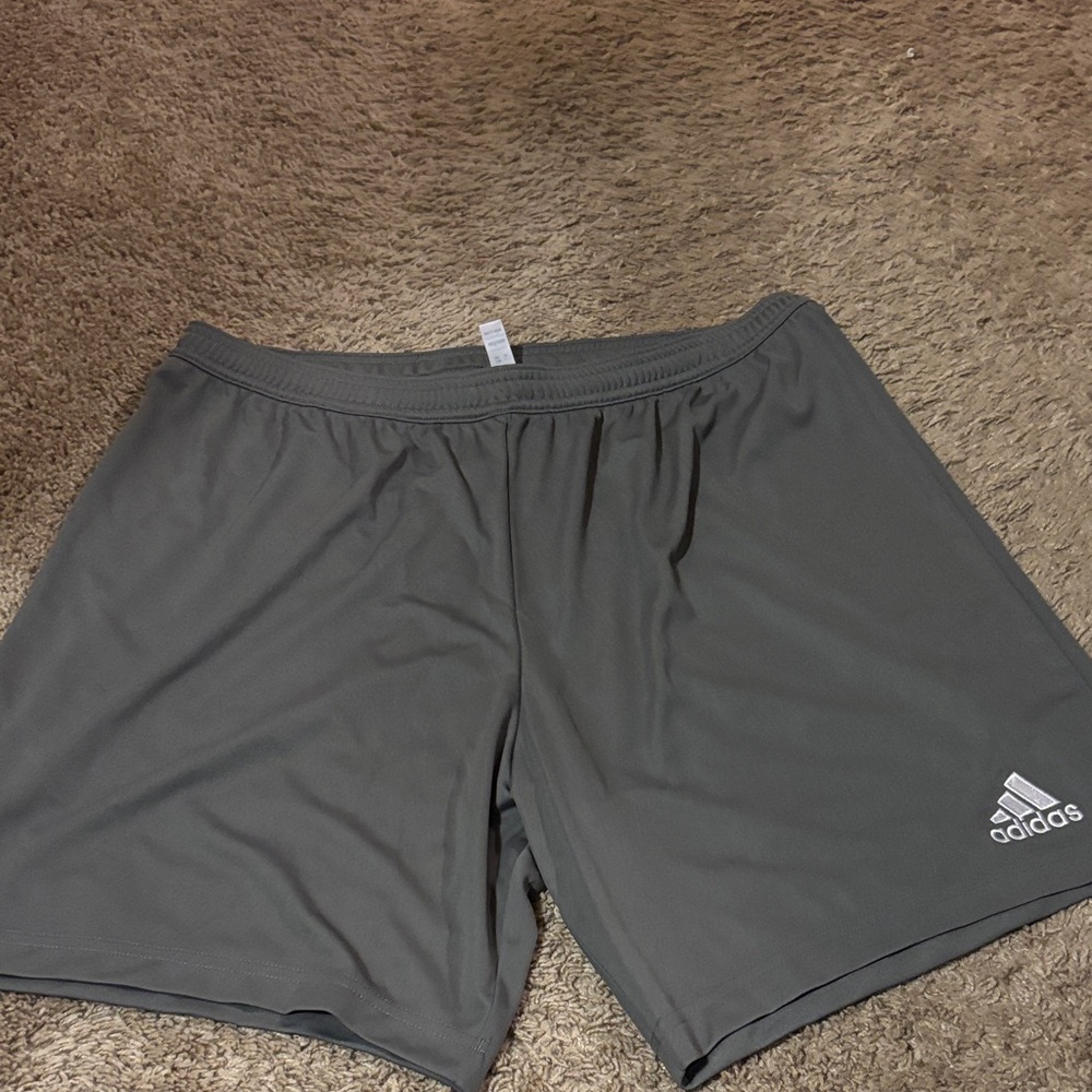 Adidas Men's Dark Gray Athletic Shorts